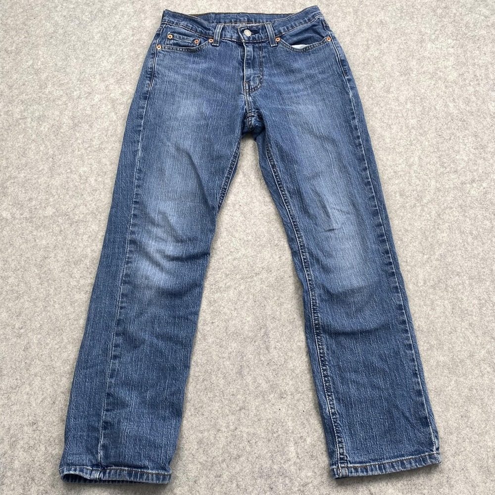 Levis 541 Jeans Mens 29x30 (28x27) Blue Medium Wash Athletic Tapered Stretch